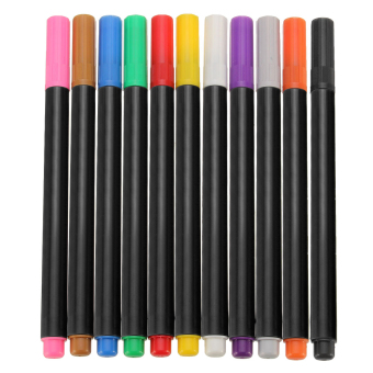11 Colors Non-toxic Crayon Pastels Drawing Pens DIY Clothes Shoes Florescent Sky Blue - Intl November 2018 - 2 11 Colors Non-toxic Crayon Pastels Drawing Pens DIY Clothes Shoes Florescent Sky Blue - intl - 2