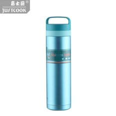 480 Ml Carrefour Vacuum Insulated Cup Stainless Steel Portable Air Hangat Cangkir Biru-Internasional