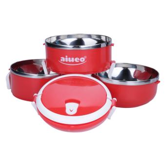 jual aiueo eco lunch box stainless steel rantang 3 susun jual aiueo eco lunch box stainless steel rantang 3 susun