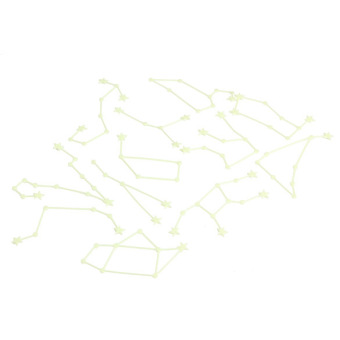 Amart Wall Sticker Fluorescent Plastic Home Decorate Wall Art Glow In The Dark(Zodiac) - Intl Desember 2018 - 2 Amart Wall Sticker Fluorescent Plastic Home Decorate Wall Art Glow in the Dark(Zodiac) - intl - 2