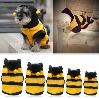 Anak Anjing Kucing Pet Bee Baju Kostum Jaket Mantel Burung Gagak Kelabu Pakaian 5 Ukuran 14 April 2018 - 4 Anak anjing kucing Pet Bee Baju Kostum jaket mantel burung gagak kelabu pakaian 5 ukuran 14 - 4