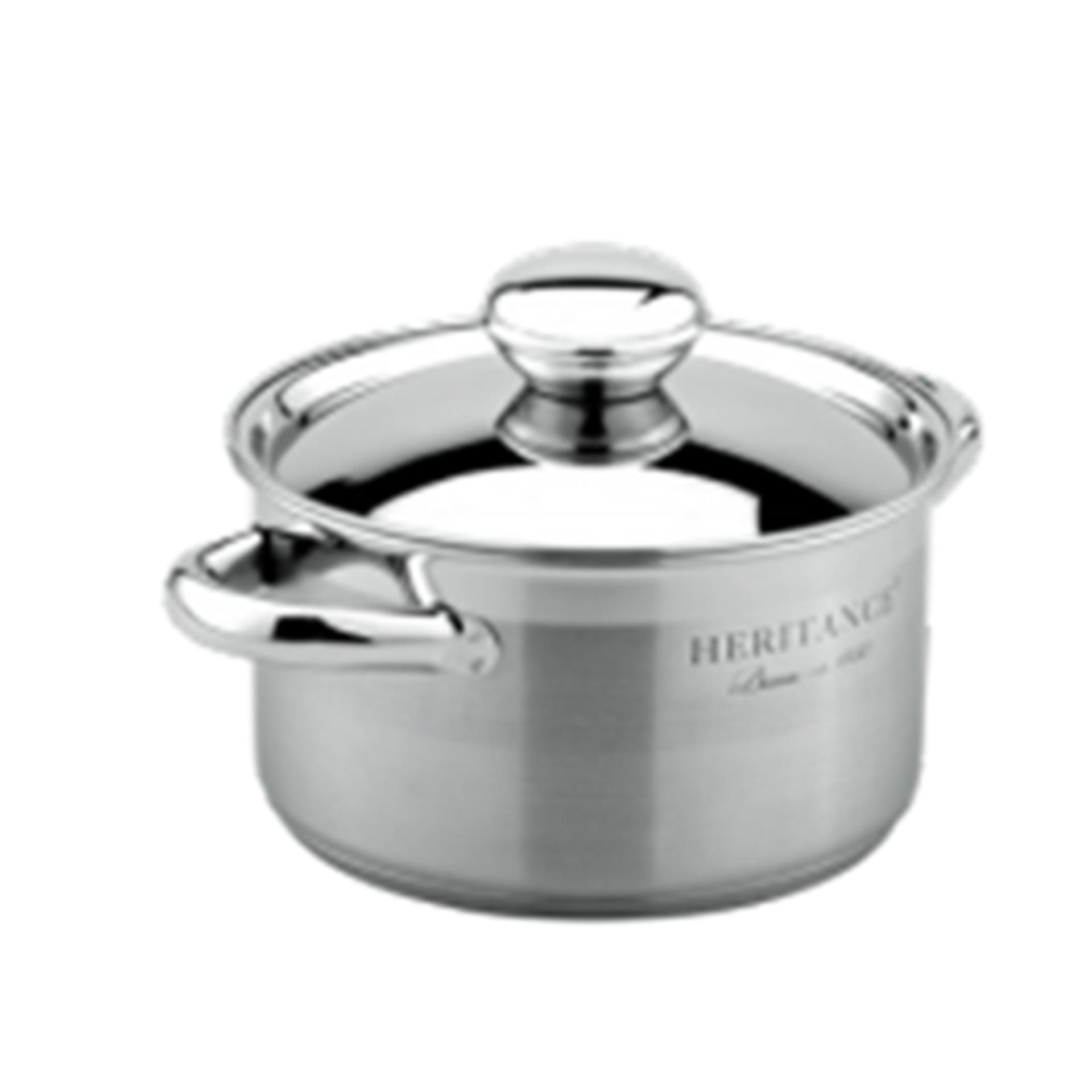 BIMA Heritance Saucepot Panci Tutup Stainless Steel - 16 CM