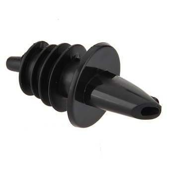 Black Plastic Liquor Pourer Free Flow Wine Bottle Pour Spout Stopper - Intl Pebruari 2019 - 3 Black Plastic Liquor Pourer Free Flow Wine Bottle Pour Spout Stopper - intl - 3
