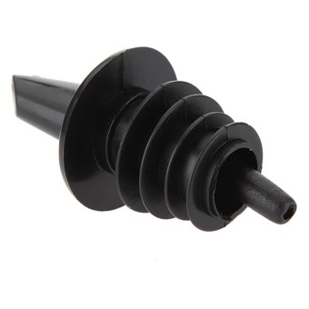 Black Plastic Liquor Pourer Free Flow Wine Bottle Pour Spout Stopper - Intl Pebruari 2019 - 2 Black Plastic Liquor Pourer Free Flow Wine Bottle Pour Spout Stopper - intl - 2