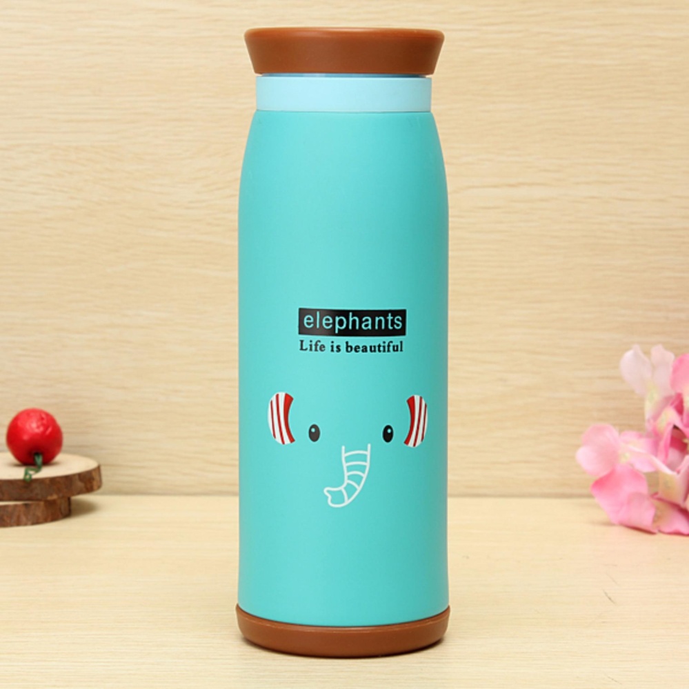 Botol Minum Termos Karakter Animal Stainless Steel 500 ml Rabbit