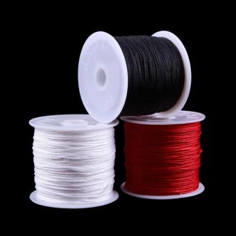 BUYINCOINS 1 Gulungan 45 M Tali Nilon Benang Simpul Cina Macramegelang Tali Kepang 0,8mm_multicolor - Internasional Mei 2019 - 2 BUYINCOINS 1 gulungan 45 m tali nilon benang simpul cina Macramegelang tali kepang 0,8mm_multicolor - Internasional - 2