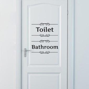 BUYINCOINS 2016 Retro Pintu Kamar Mandi Toilet Dekorasi WallSticker Dekorasi Dinding Seni Desember 2018 - 2 BUYINCOINS 2016 retro pintu kamar mandi toilet Dekorasi WallSticker dekorasi Dinding Seni - 2