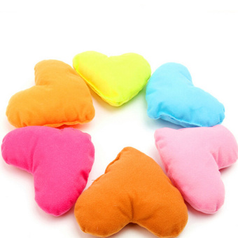 Gambar Buytra Pet Pillow Heart Soft Warm For Dog Cat Blue