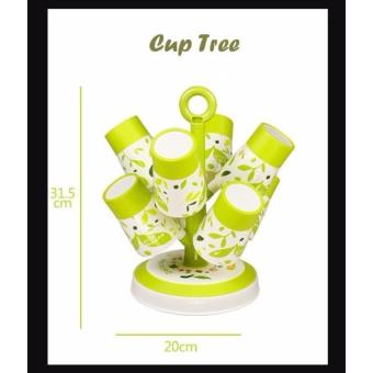 Cup Tree Isi 8 Gelas + 1 Holder Set Gelas Berbentuk Pohon Januari 2019 - 4 Cup Tree Isi 8 Gelas + 1 Holder Set Gelas Berbentuk Pohon - 4