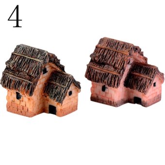 Cute Mini Micro Thatched House Miniature Fairy Garden CraftLandscape Decor Multi - Intl April 2018 - 2 Cute Mini Micro Thatched House Miniature Fairy Garden CraftLandscape Decor Multi - intl - 2