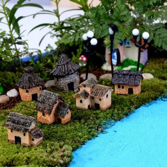 Cute Mini Micro Thatched House Miniature Fairy Garden CraftLandscape Decor Multi - Intl April 2018 - 3 Cute Mini Micro Thatched House Miniature Fairy Garden CraftLandscape Decor Multi - intl - 3