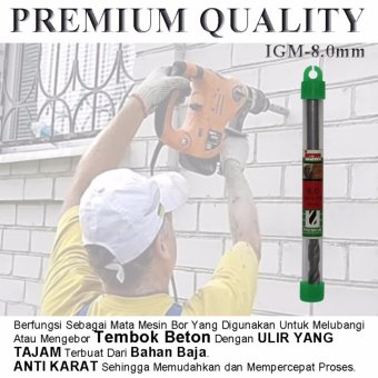 EELIC MAB-I8.0mm Mata Bor Beton 8.0mm Berbahan High Speed Steel Maret 2019 - 4 EELIC MAB-I8.0mm Mata Bor Beton 8.0mm Berbahan High Speed Steel - 4