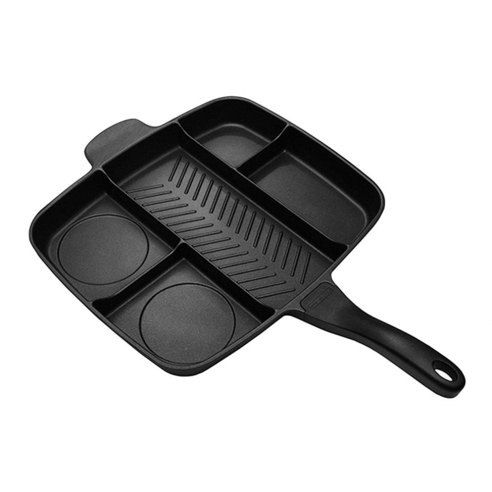 ERA Lima Dalam Satu Multi-purpose Pemisahan Pot Fryer Pan Non-stick Grill Fry Oven-Intl