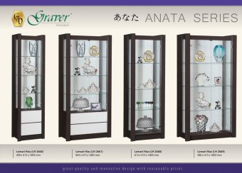 Graver Lemari Hias LH 2669 - Walnut - Khusus Jabodetabek November 2019 - 2 Graver Lemari Hias LH 2669 - Walnut - Khusus Jabodetabek - 2