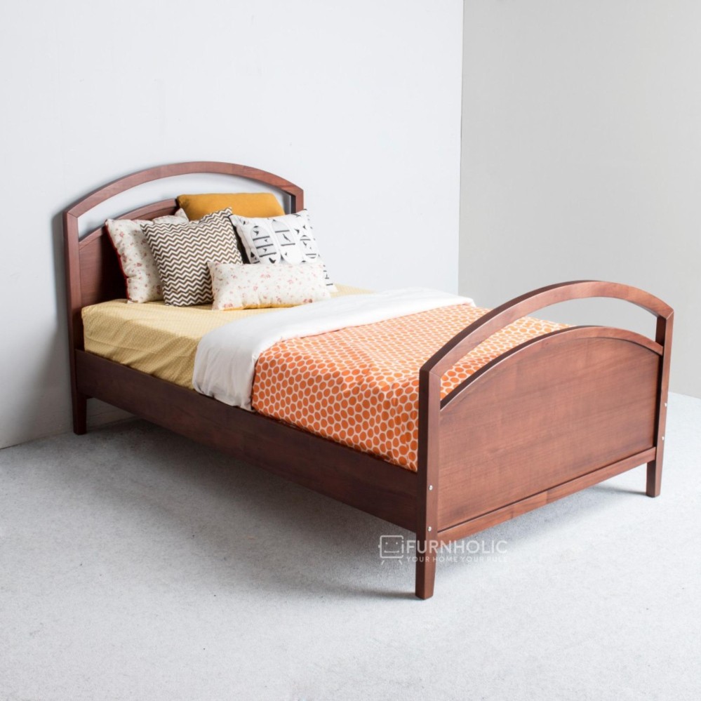 iFurnholic Audrey Single Bed - Ranjang/Tempat Tidur - Darkbrown - Gratis Pengiriman Pulau Jawa dan Denpasar iFurnholic Audrey Single Bed - Ranjang/Tempat Tidur - Darkbrown - Gratis Pengiriman Pulau Jawa dan Denpasar