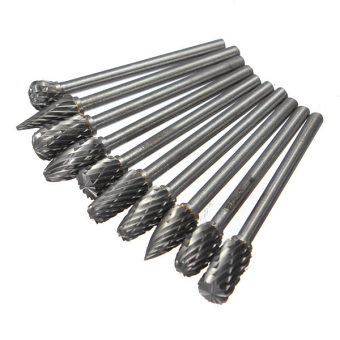 SIRAM DENGAN HIASAN SEDIKIT DITETAPKAN 064 CM LURUS KE BETIS ROUTER BIT KARBIDA TIP 681012 MM