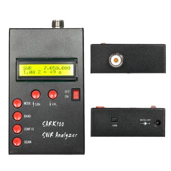 SARK100 1-60MHz HF ANT SWR Antenna Analyzer Meter Standing Wave Tester .