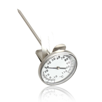 Dapur Rumah Stainless Steel Susu Kopi Espresso Berbusa Termometer - intl ...
