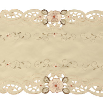 ... Flower Table Runner Table Mat Tablecloth Wedding Party Home Decorative - intl - 4 ...