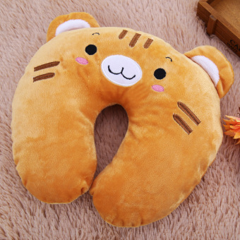 Gambar Kartun Berbentuk U Sepanjang Leher Bantal Headrest Kush Dukungan Kepala Harimau Intl .