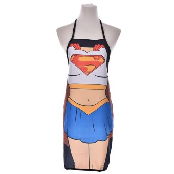 Harga Funny Cooking Apron Funny Novelty BBQ Party Wonder Woman Wacky Apron - intl