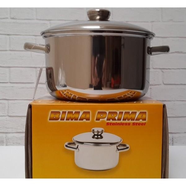 Kidstafun - PANCI BIMA PRIMA SAUCEPOT 24 CM STAINLESS STEEL KUALITAS PRIMA - Multicolor