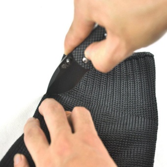 LingTud Cut Resistant Fishing Fillet Gloves With Stainless SteelMesh(Black, 1 Pair) - Intl Desember 2018 - 5 LingTud Cut Resistant Fishing Fillet Gloves With Stainless SteelMesh(Black, 1 Pair) - intl - 5
