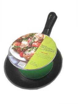 Maspion Set Panci Susu 14cm+Frypan 20cm - Hijau Juni 2019 - 2 Maspion Set Panci Susu 14cm+Frypan 20cm - Hijau - 2