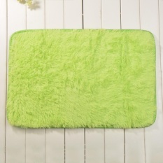 May_zz Permen Warna Lembut Anti-Selip Karpet Flokati Shaggy Rugliving Kamar Tidur Lantai Mat 40