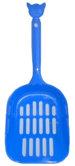 Gambar NDpets   Litter Scoop   Biru Tua