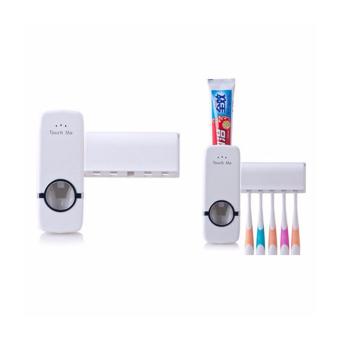 Neo Dispenser Odol Toothpaste Dispenser & Brush Set DispenserOdol Pasta Gigi Dan Tempat Sikat Gigi Pebruari 2019 - 2 Neo Dispenser Odol Toothpaste Dispenser & Brush Set DispenserOdol Pasta Gigi Dan Tempat Sikat Gigi - 2