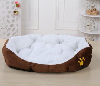 ... niceEshop lucu bekas cakar kucing nyaman hewan peliharaan anjing anak anjing sarang bulu tambahan bantalan lunak