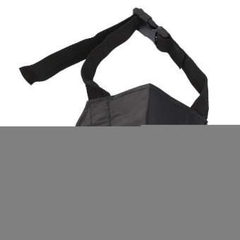 Nilon yang dapat anjing peliharaan perawatan masker mulut moncong hitam 3