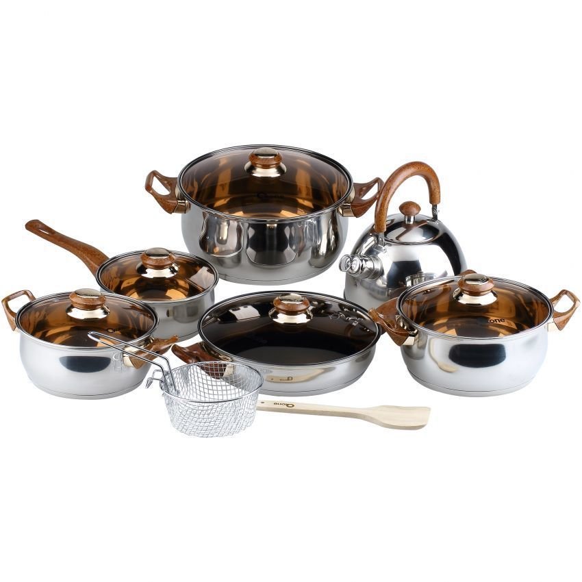 Oxone Eco Cookware Set Panci - Cokelat