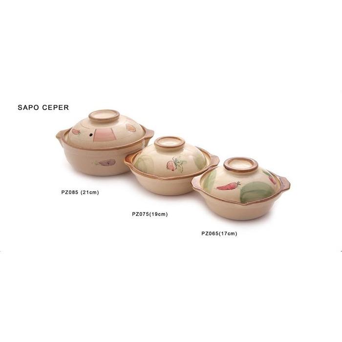PANCI KERAMIK, MODEL CEPER 19 CM