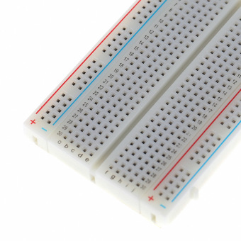 Papan Rangkai Non Solder 400 Titik Ikat PCB Papan Tempat Memotong Roti Untuk Arduino Mei 2019 - 3 Papan rangkai non solder 400 titik ikat PCB papan tempat memotong roti untuk Arduino - 3