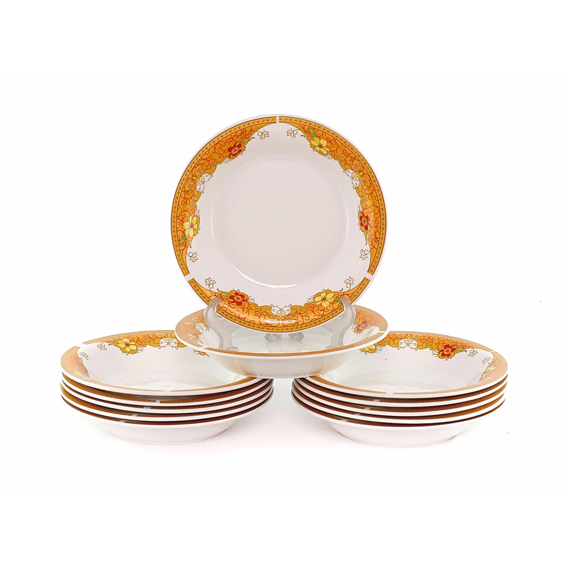 Piring Makan 9 Inch Vicenza P131 Original (1 Lusin)