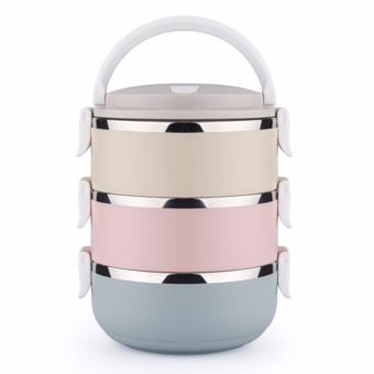 Rantang Makan 3 Susun Stainless Steel/ Lunch Box 3 Layer Stainless Steel - Glossy Maret 2019 - 4 Rantang Makan 3 Susun Stainless Steel/ Lunch Box 3 Layer Stainless Steel - Glossy - 4