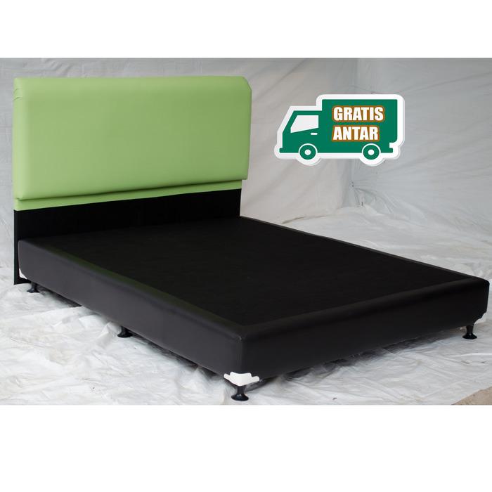 Sandaran tempat tidur divan kasur dan springbed warna hijau muda Sandaran tempat tidur divan kasur dan springbed warna hijau muda