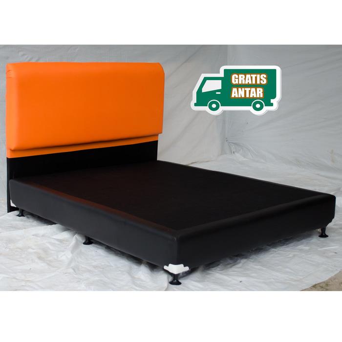 Sandaran tempat tidur divan kasur dan springbed warna oren Sandaran tempat tidur divan kasur dan springbed warna oren