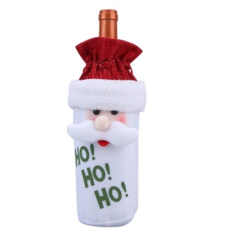 Santa Claus Christmas Decoration Wine Bottle Bag(Red) - Intl Pebruari 2019 - 2 Santa Claus Christmas Decoration Wine Bottle Bag(Red) - intl - 2