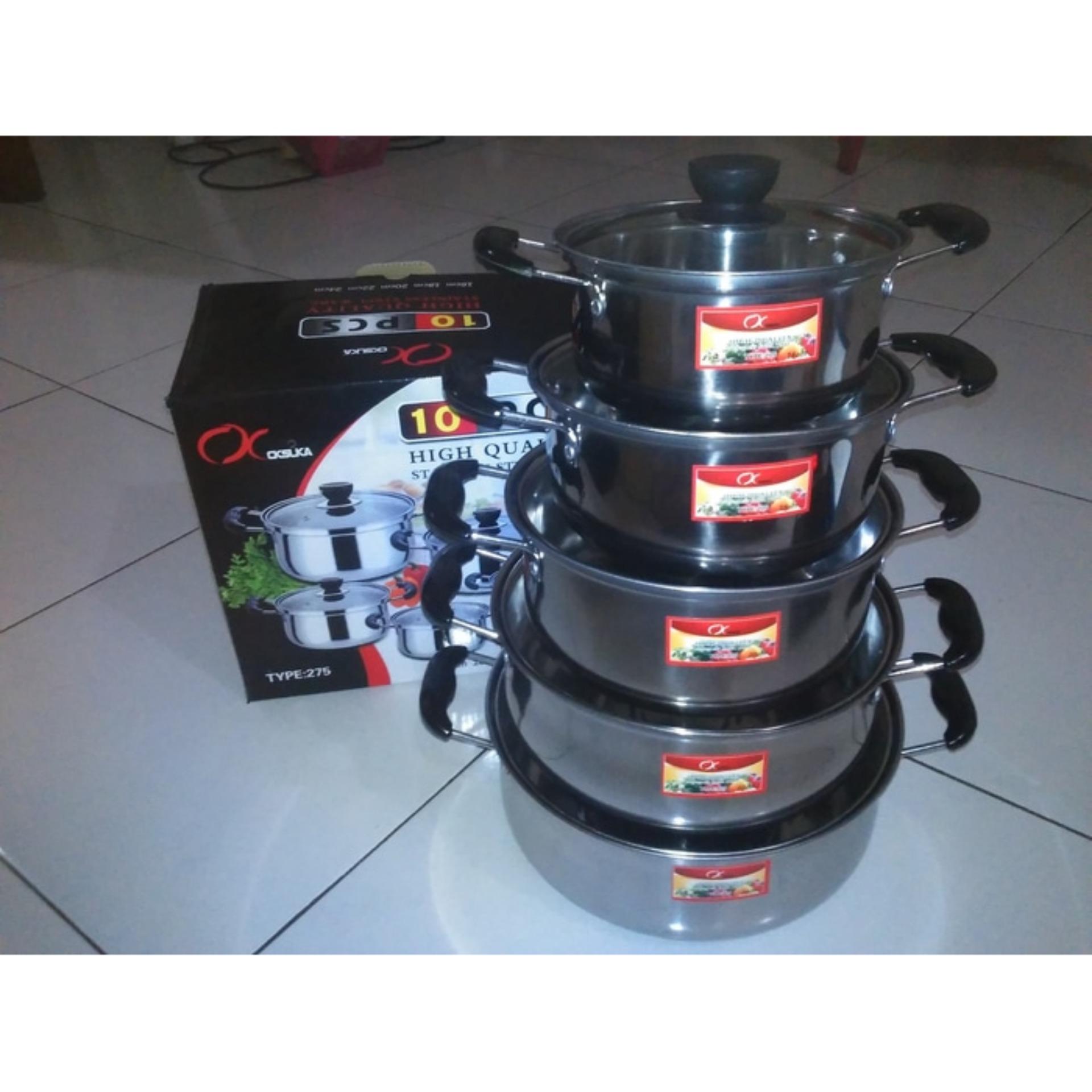 Sepuluh Set Panci Oksuka Murah  10 Set Panci Oksuka