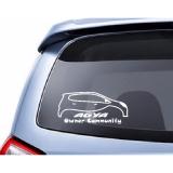 Stiker Agya Owner Community Mobil Toyota Body Kaca Belakang Sticker Harga 23,000 rupiah*Gratis Ongkir