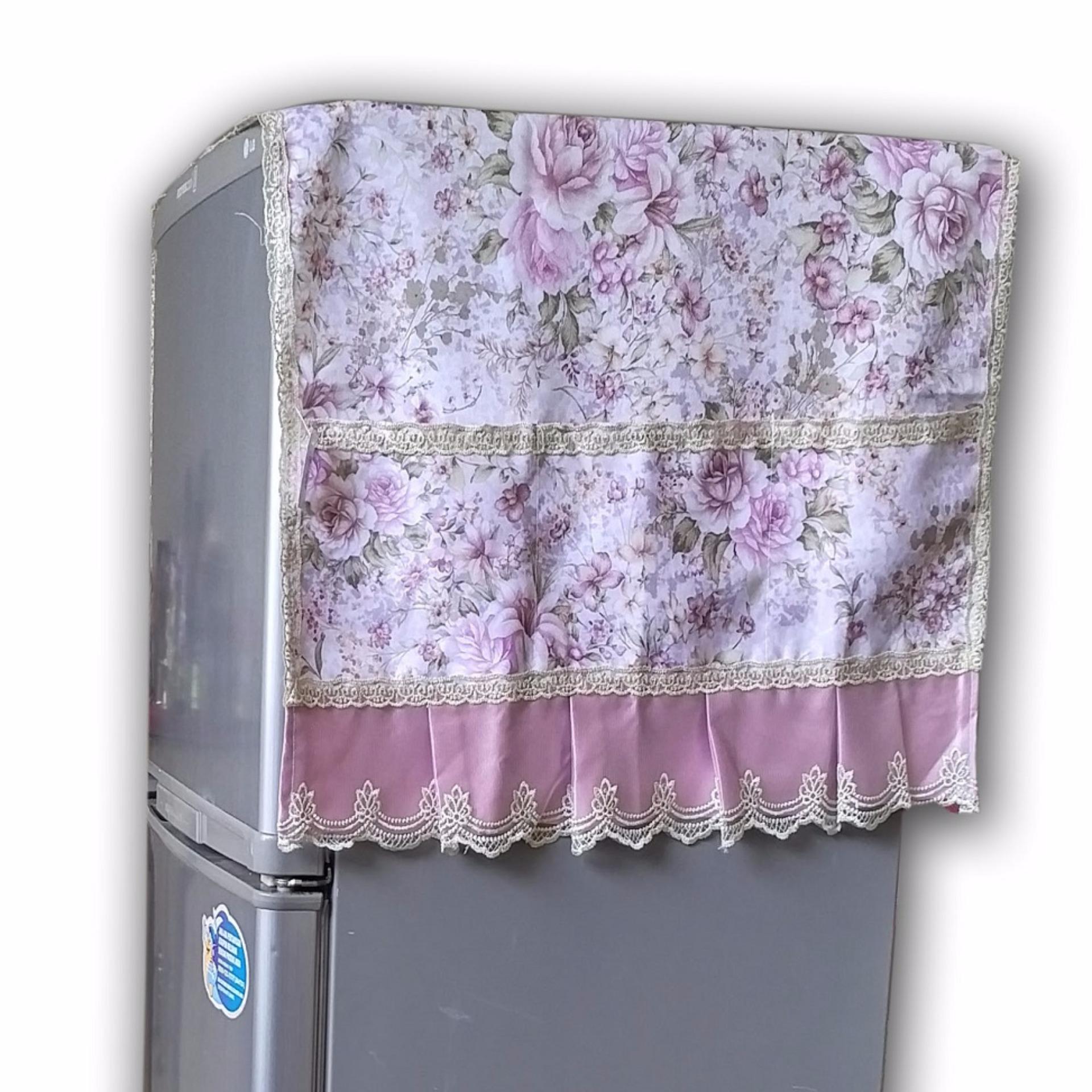 Tren-D-home - Fridge Cover / Tutup Kulkas 130 cm x 55 cm - Cream Tren-D-home - Fridge Cover / Tutup Kulkas 130 cm x 55 cm - Cream