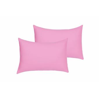 Tren-D-home Sarung Bantal Tidur Polos 50 Cm X 70 Cm Isi 2pcs - Pink Pastel Series Desember 2018 - 4 Tren-D-home Sarung Bantal Tidur Polos 50 cm x 70 cm Isi 2pcs - Pink Pastel Series - 4