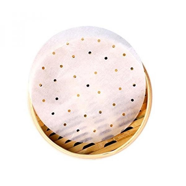 Uarter Premium Perforated Parchment Round Bamboo Steamer Paper Liners ,Diameter 9 Inch, Suitable for Air Fryer, Steaming Basket, Cooking, Vegetables, Rice, Dim Sum (150pcs) - intl
