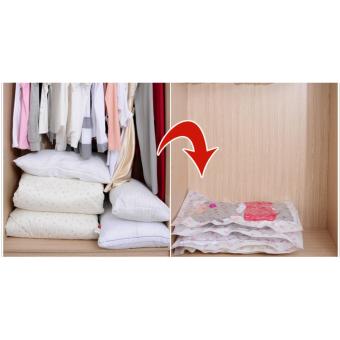 Wenbo Vacuum Plastic Storage Bag Storage Bag Plastik Kantong Penyimpanan Pakaian Selimut Serbaguna Alat Press Baju Dan Selimut Alat Penyimpanan Baju Dan Selimut Alat Serbaguna + Pompa Vacum Warna Random April 2018 - 4 Wenbo Vacuum Plastic Storage Bag Storage Bag Plastik Kantong Penyimpanan Pakaian Selimut Serbaguna Alat Press Baju dan Selimut Alat Penyimpanan Baju dan Selimut Alat Serbaguna + Pompa Vacum Warna Random - 4