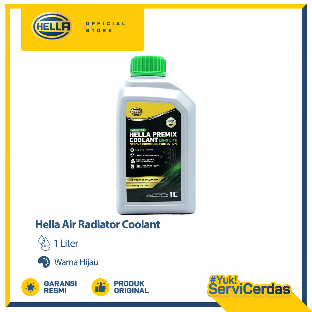 Hella Green Radiator Coolant 1 Liter - Radiator Coolant Harga  62,000 Ringgit*Penghantaran Percuma