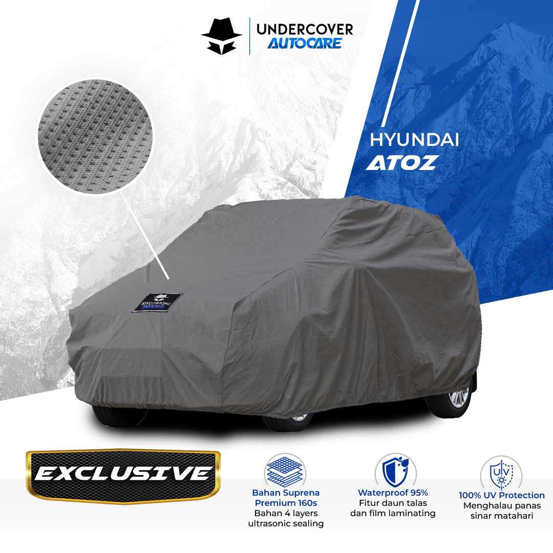 Undercover Autocare - Hyundai Atoz Exclusive Car Cover Harga 1,015,000 rupiah*Gratis Ongkir