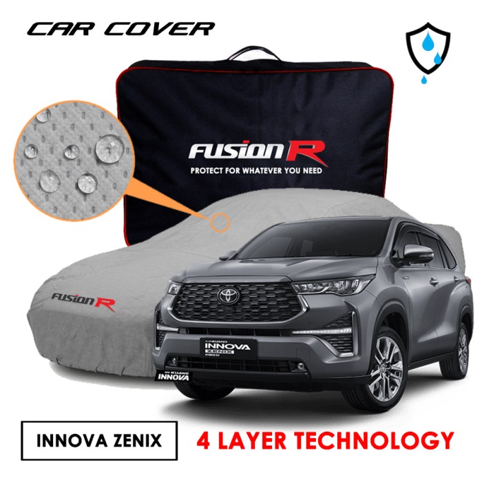 BODY COVER SARUNG MOBIL INNOVA ZENIX FUSION R WATERPROOF HYBRID 4LAYER Harga 1,190,000 rupiah*Gratis Ongkir